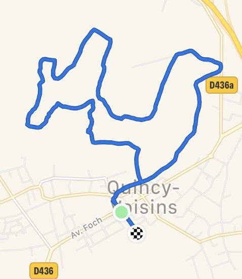 Un tracé de trail de seulement 8km, mais suffisamment exigeant pour calmer tout le monde