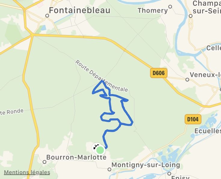 Parcours de la Bellifontaine, 2 boucles de 10km