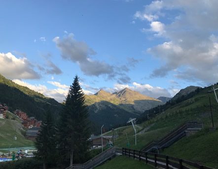 Méribal Mottaret, vue, et c’est beau !