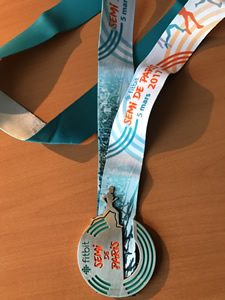 Une bien belle médaille que celle du FitBit Semi de Paris 2017 !