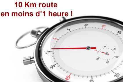 Objectif : mon 1er 10km en moins d'une heure