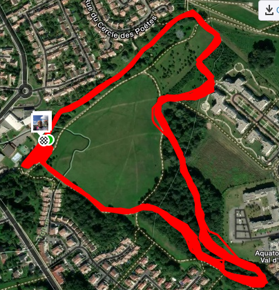 Parcours des 4 heures de Montévrain