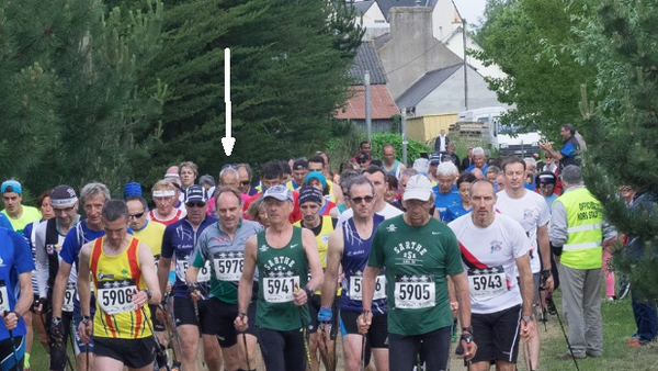 Marche Nordique Tour, Langueux 2016, ou la peur du jugement dernier...