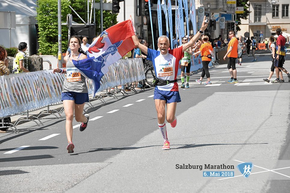 Marathon de Salzburg 2018 - El Tocardo, une Autruche en Autriche